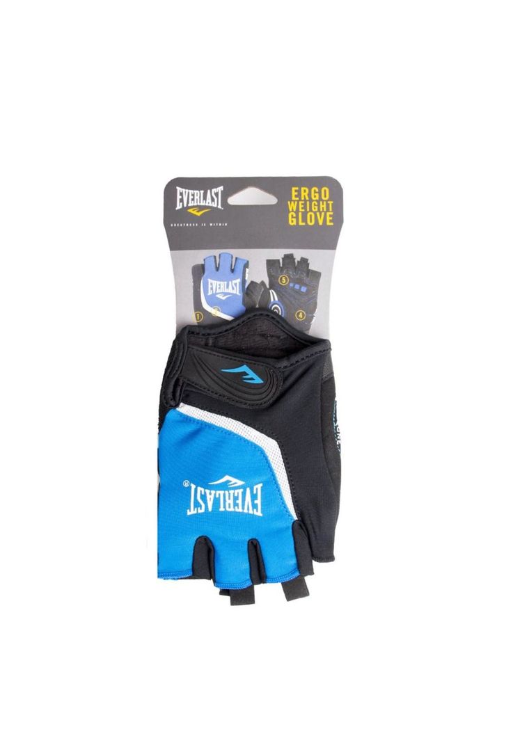 Guantes Treck Ergo Azul Everlast-4