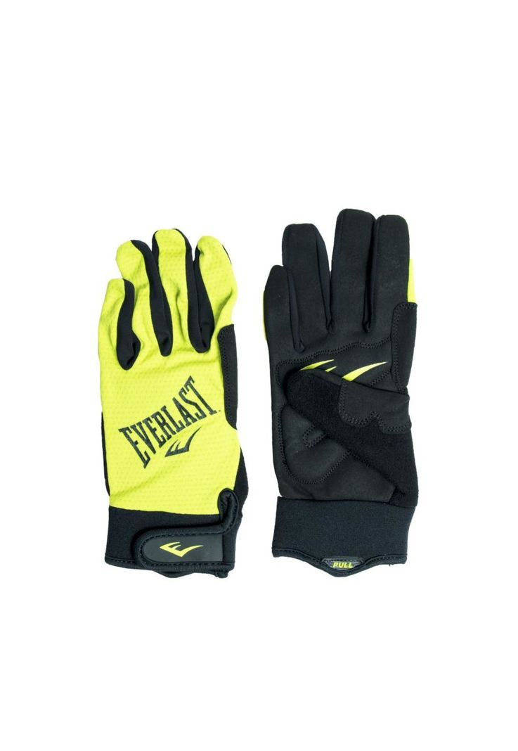 Guantes Crossfit Negro/Amarillo Neón Everlast-0