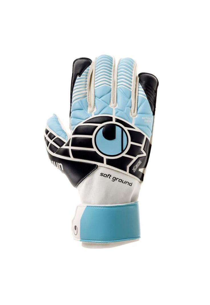 Guante de Arquero Eliminator Soft Rf Negro/Celeste/Blanco-0