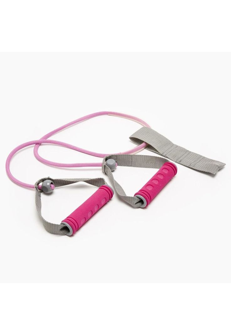Elástico De Resistencia Tubular Con Manillas Rosado Everlast-0