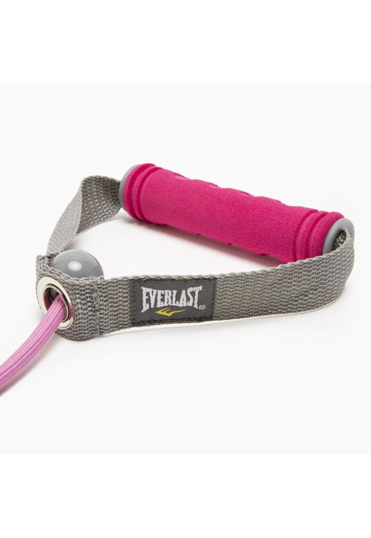 Elástico De Resistencia Tubular Con Manillas Rosado Everlast-2