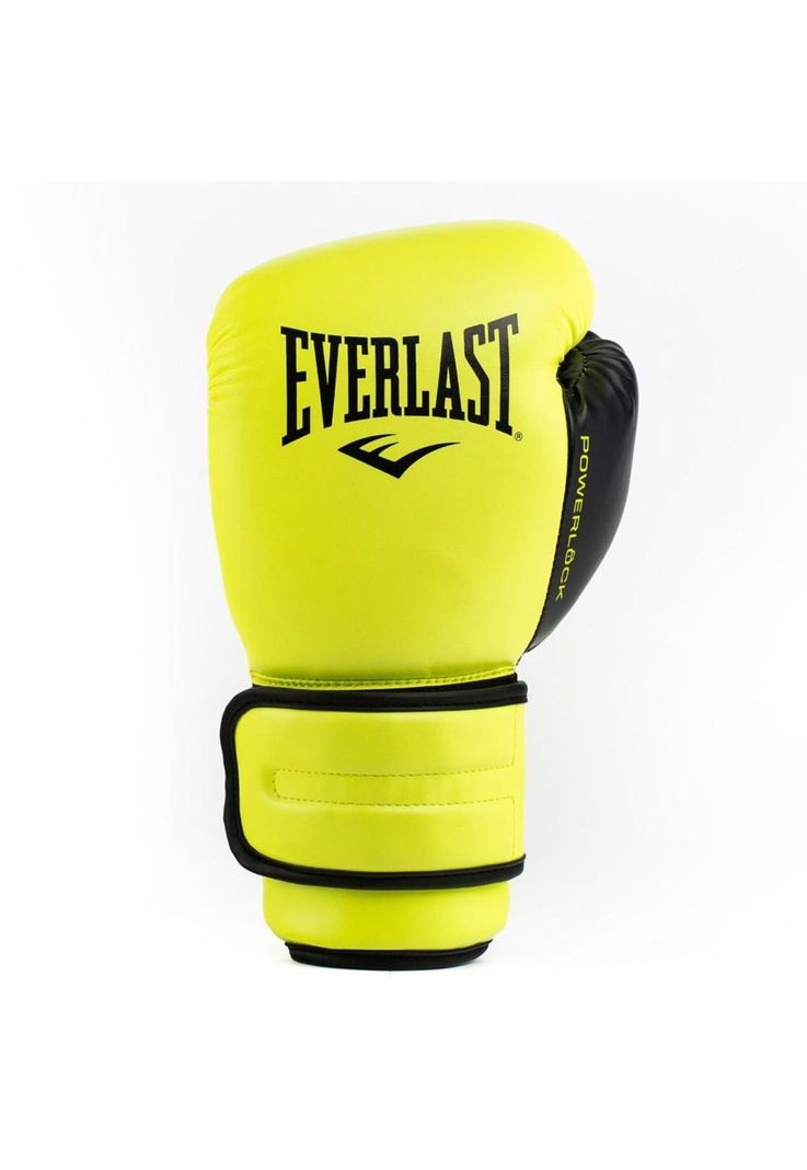 Guantes De Box Powerlock 2 Tr Hook & Loop  Am Neon / Negro-0