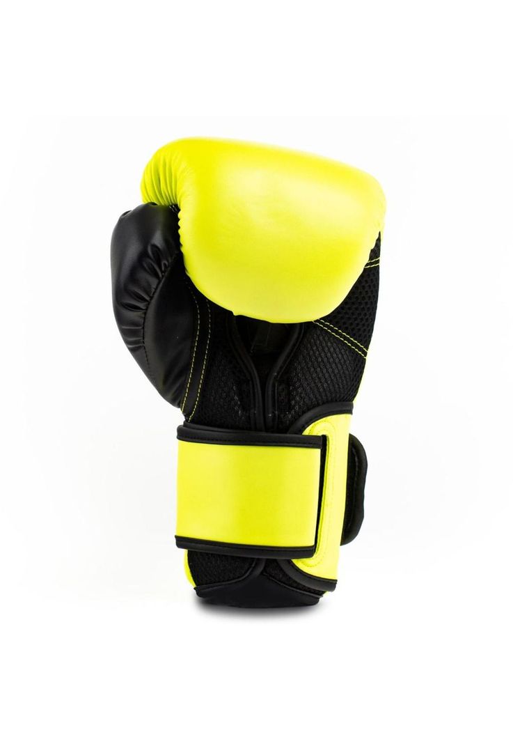 Guantes De Box Powerlock 2 Tr Hook & Loop  Am Neon / Negro-2