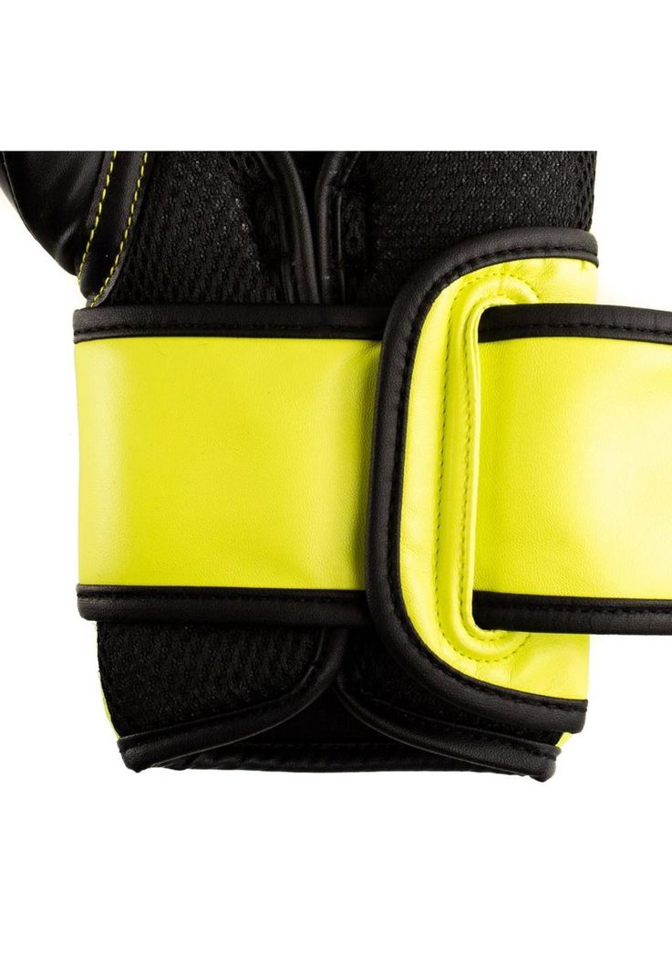 Guantes De Box Powerlock 2 Tr Hook & Loop  Am Neon / Negro-5