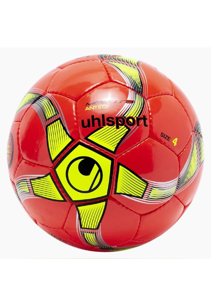 Pelota Futbol Medusa Anteo Rojo Fluor/Amarillo Fluor/Negro 4-0
