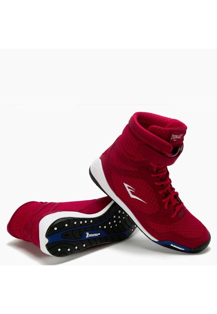 Zapatillas De Boxeo Everlast Elite Rojo-1