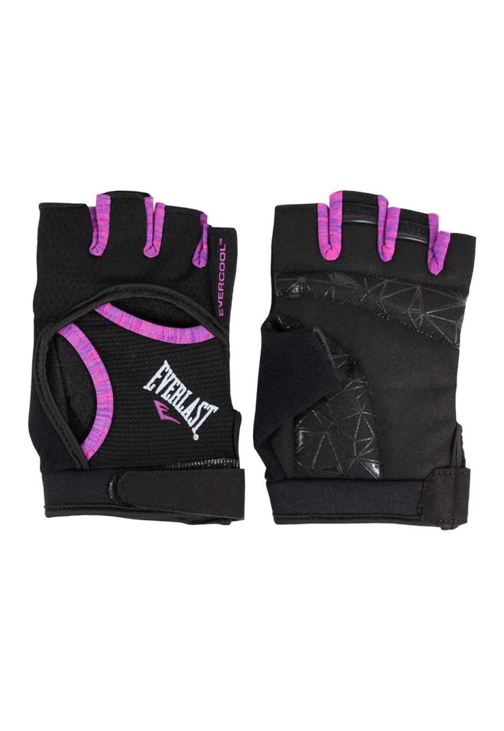 Guantes Fitness Vento Negro/Rosado Mujer Everlast-2