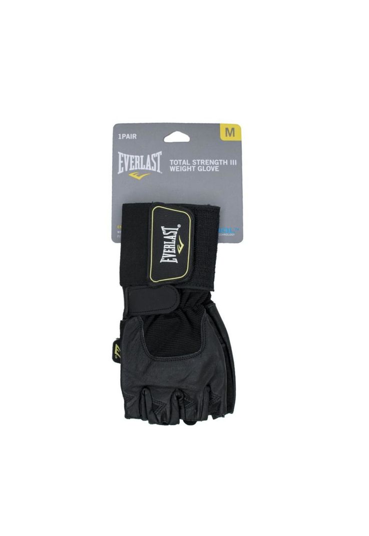 Guantes De Pesas Total Strength II Negro Everlast-4