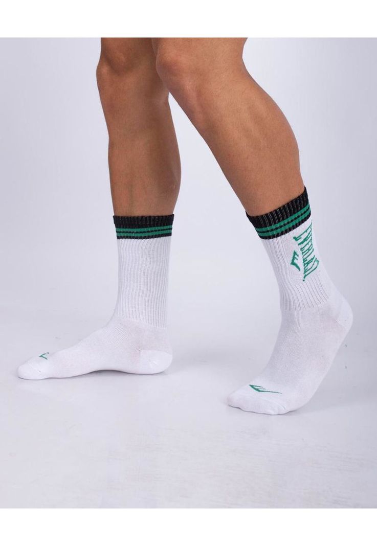 Tripack Calcetines Roma Verde-Negro-Blanco Everlast-4