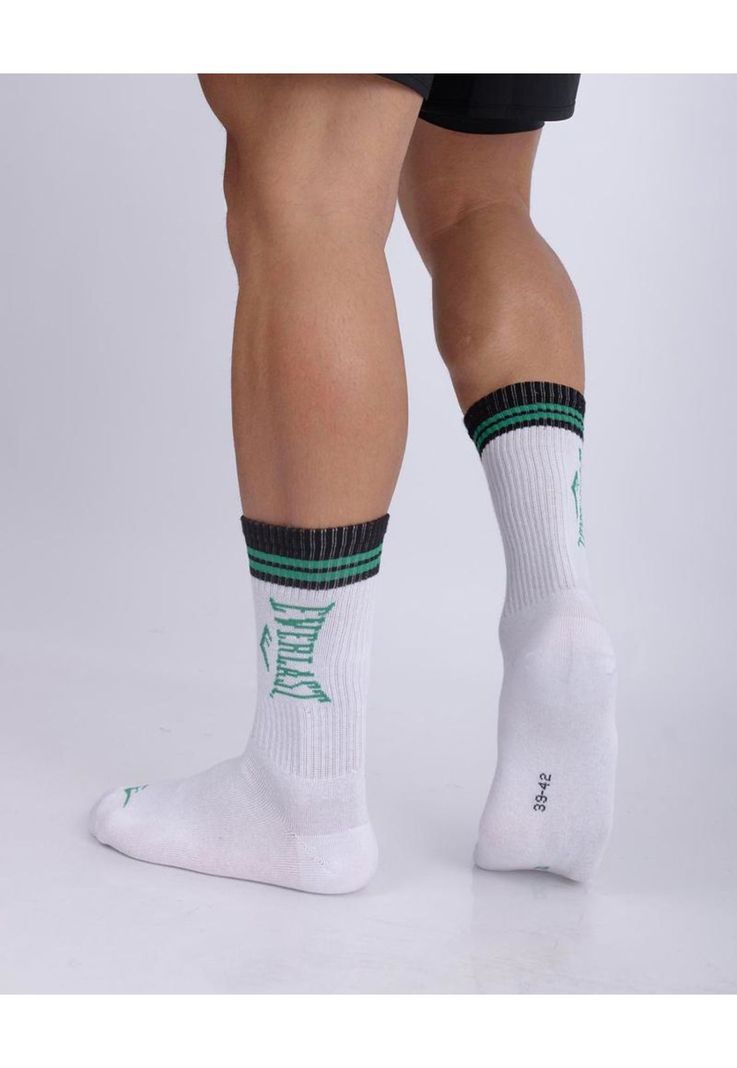 Tripack Calcetines Roma Verde-Negro-Blanco Everlast-5