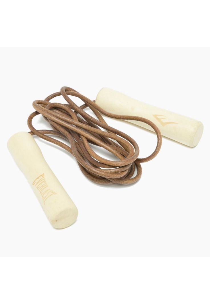 Cuerda De Salto Cuero Y Madera Everlast-0