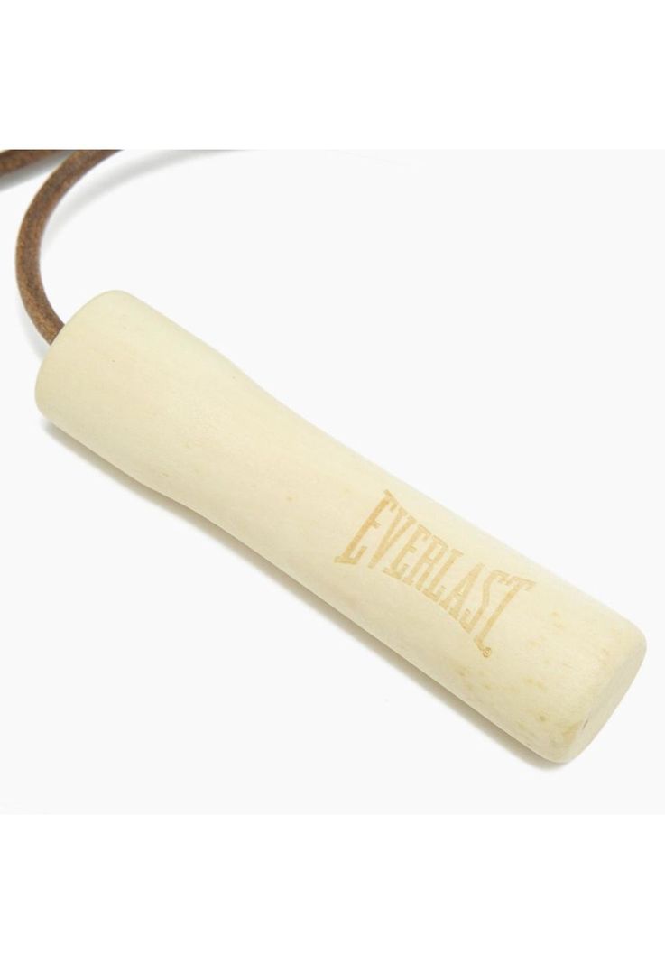 Cuerda De Salto Cuero Y Madera Everlast-1