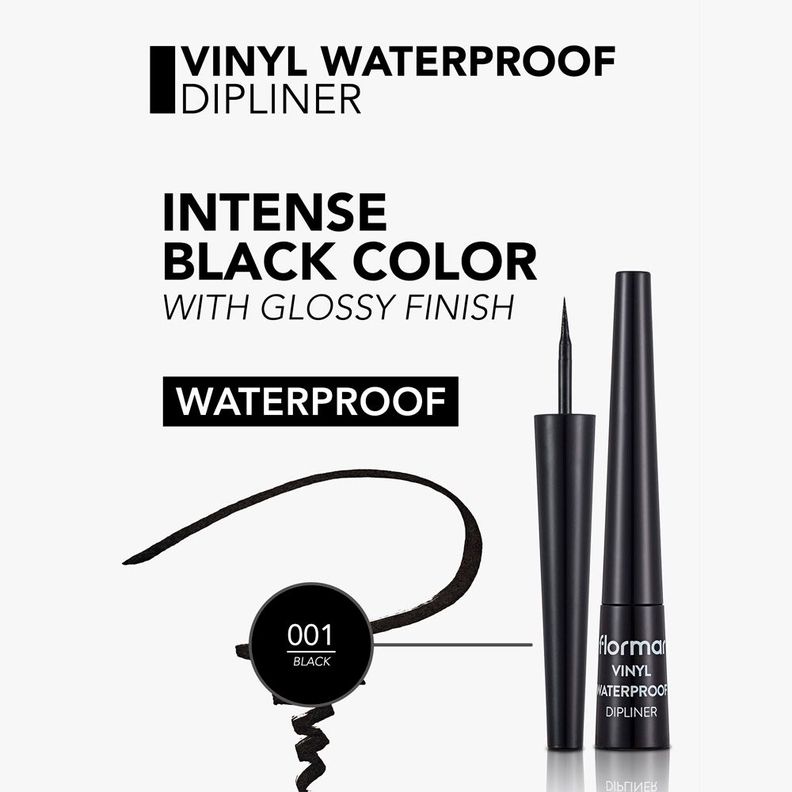 Delineador Líquido Vinyl Dipliner Waterproof Black-3
