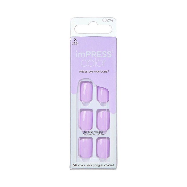 Uñas Impress Color Vivid Lavender-0