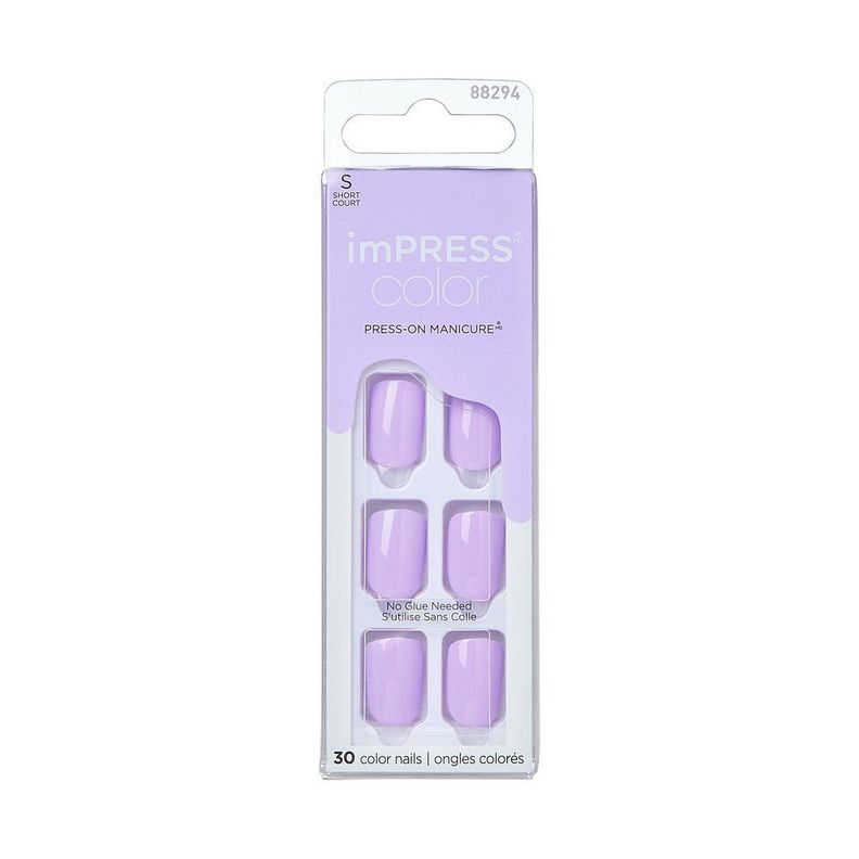 Uñas Impress Color Vivid Lavender-2