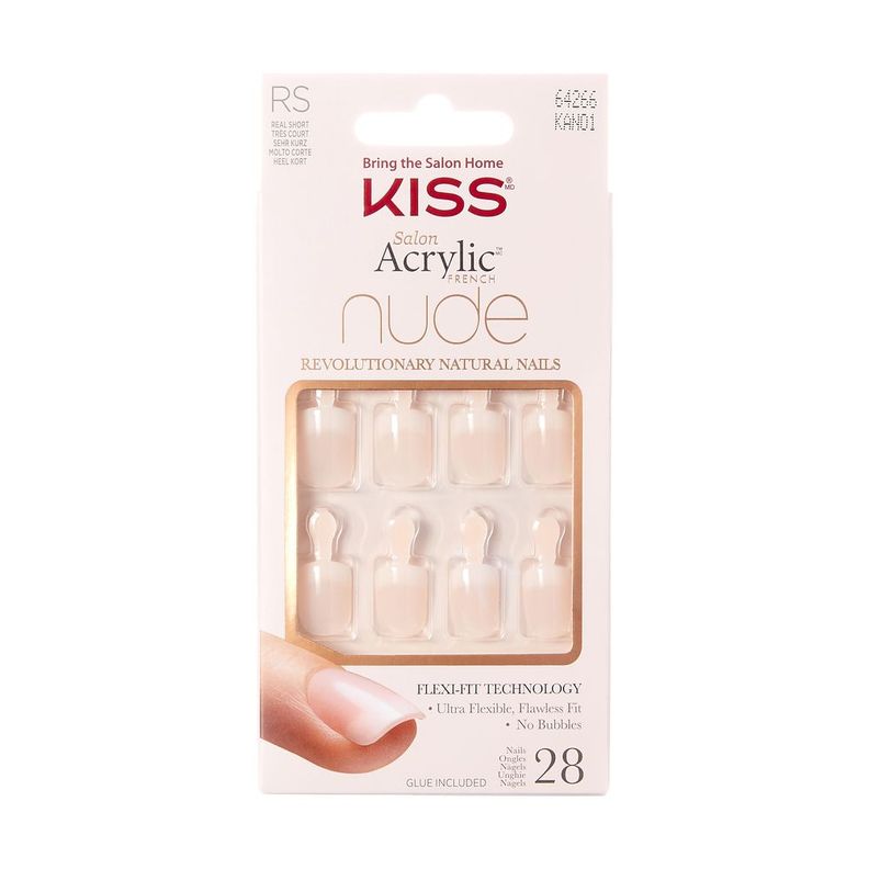 Uñas Postizas Acrylic Nude Breathtaking-1