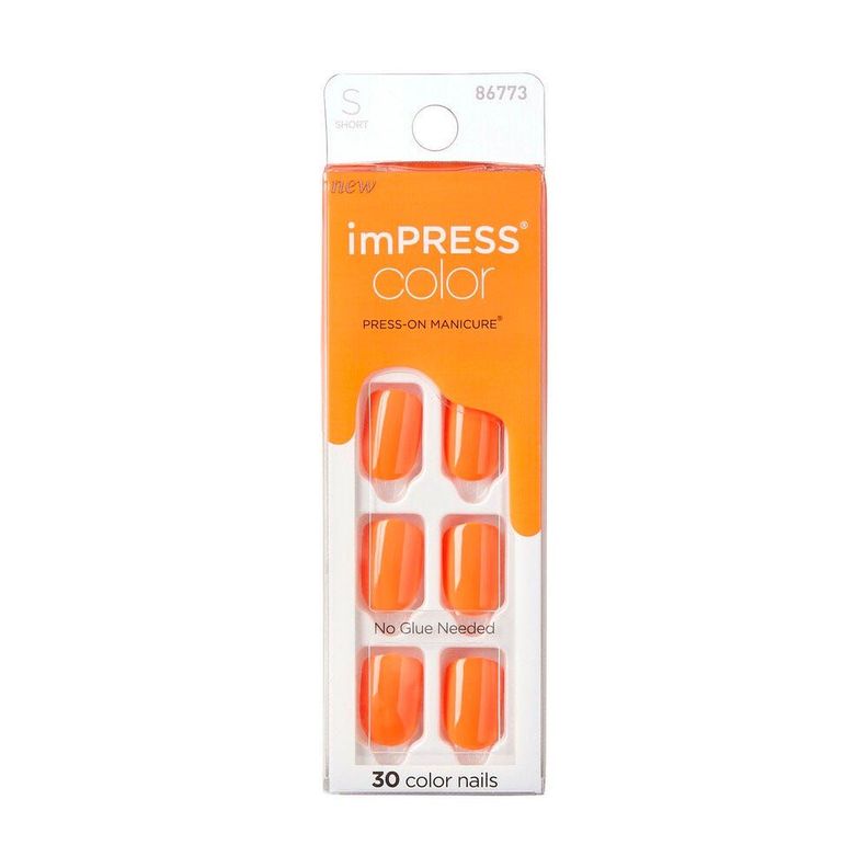 Uñas Impress Color Sweet Mango-2