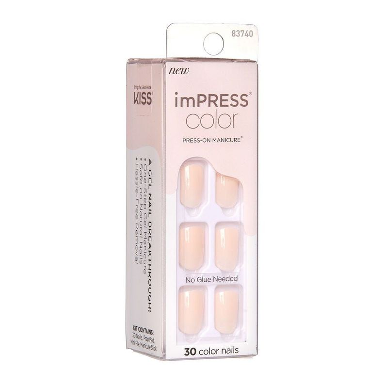 Uñas Impress Color Point Pink-0