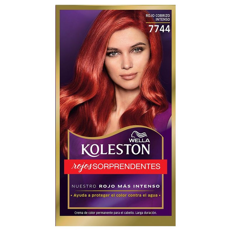 Kit Tintura Permanente Con Tratamiento Hidratante 7744 Rojo-1