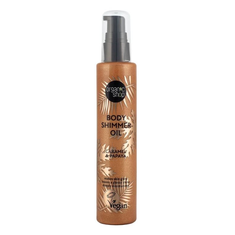 Aceite Corporal Brillo - Caramelo & Papaya 100 ml-0