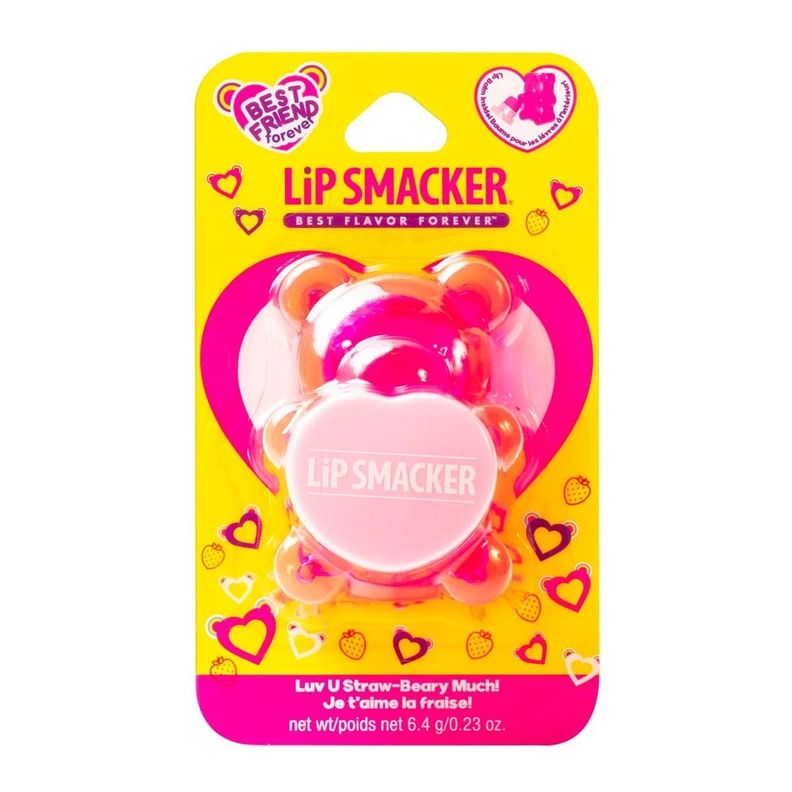 Bálsamo Labial Sugar Bear Straw Berry Much-0