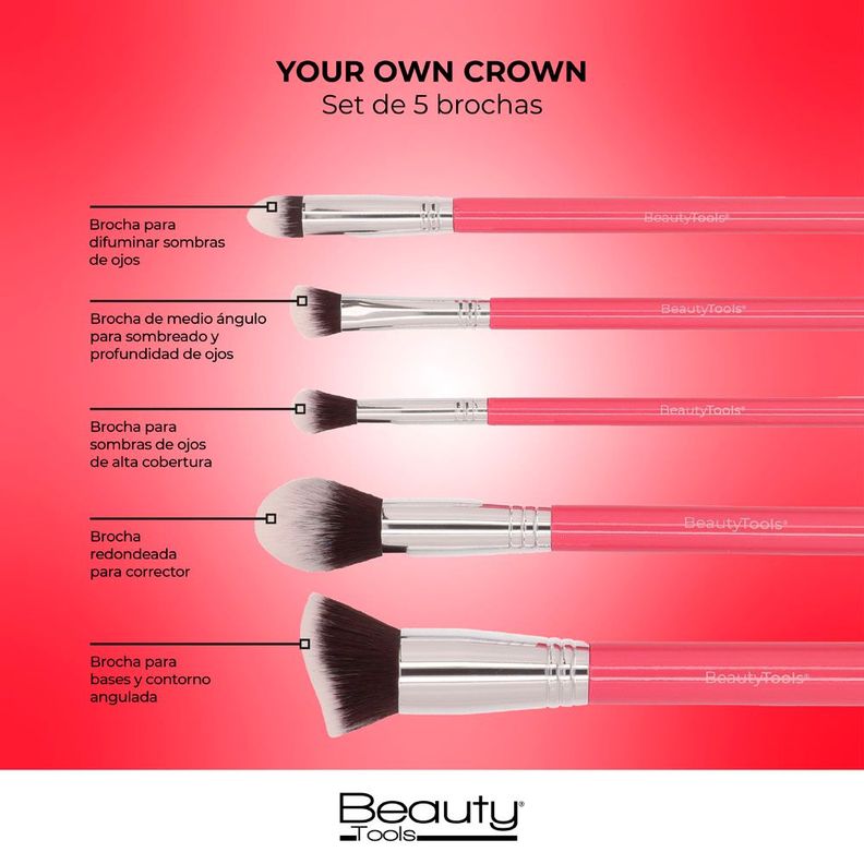 Set De Brochas Your Own Crown-4