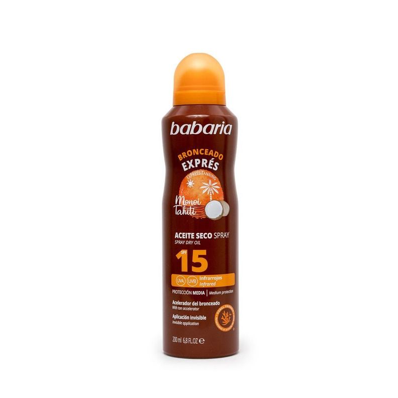 Aceite Corporal Bronceador en Bruma SPF15 200 ml-0