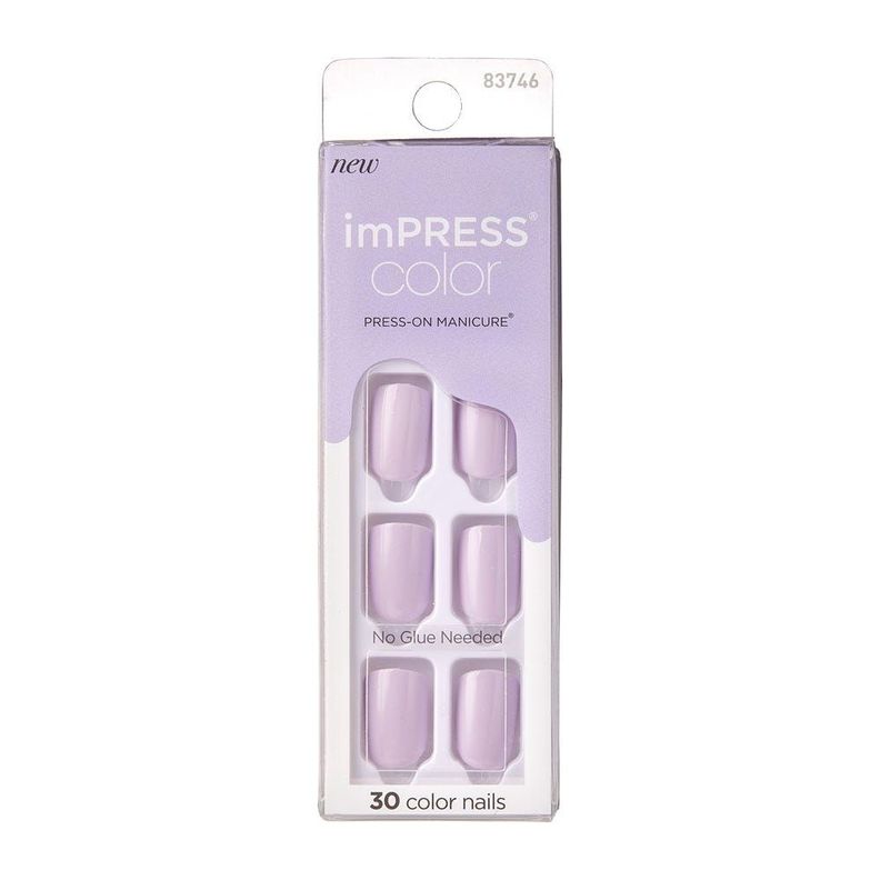 Uñas Impress Color Picture Purple-0