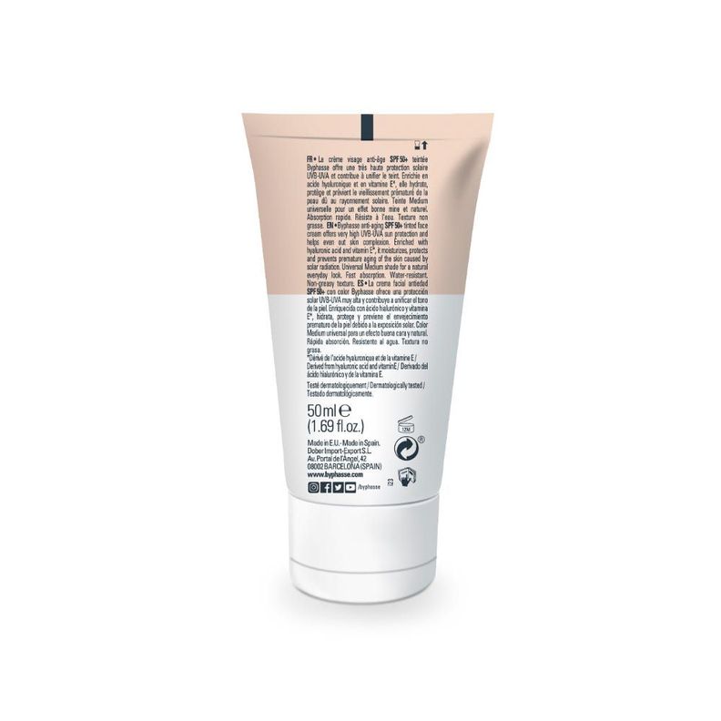 Crema Facial Antiedad Con Color Medium Spf 50+ 50Ml-1