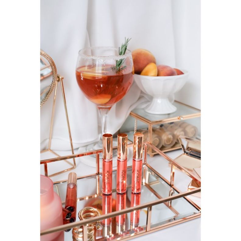 ICONIC LONDON Lustre Lip Oil Shes a Peach-4
