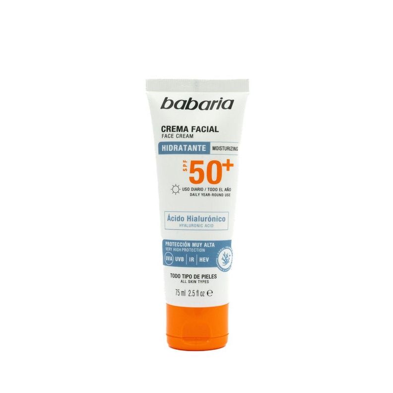 Protector Solar con Ácido Hialuronico SPF50 75 ml-0