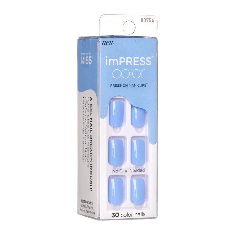 Uñas Impress Color Baby Why So Blue-0