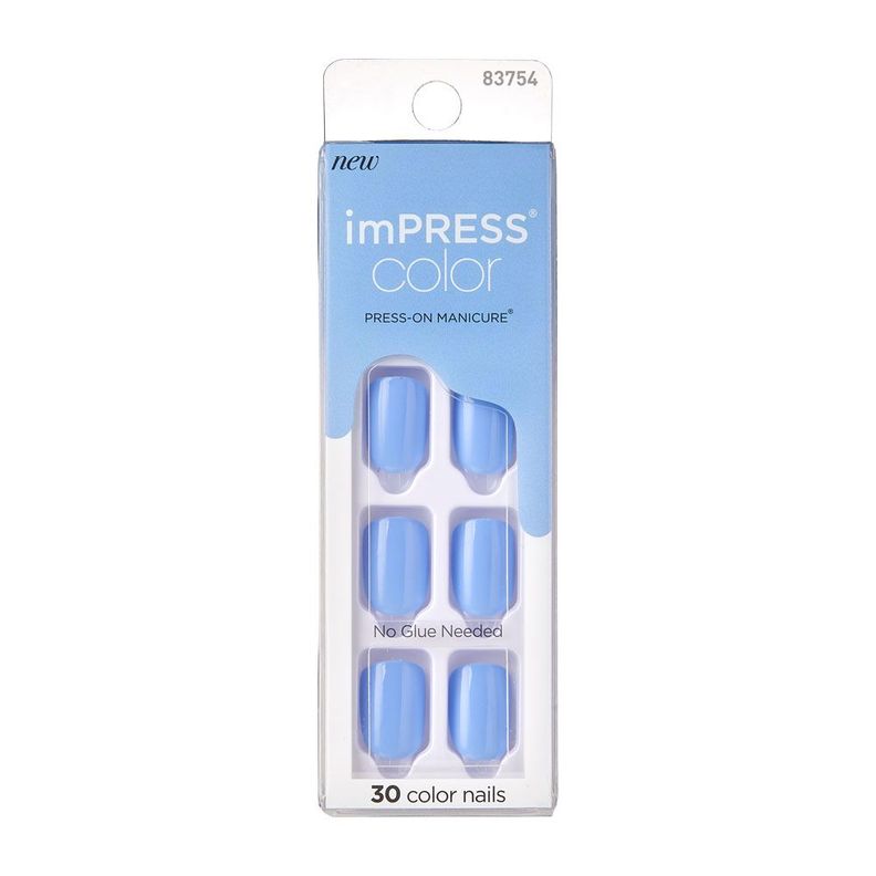Uñas Impress Color Baby Why So Blue-1
