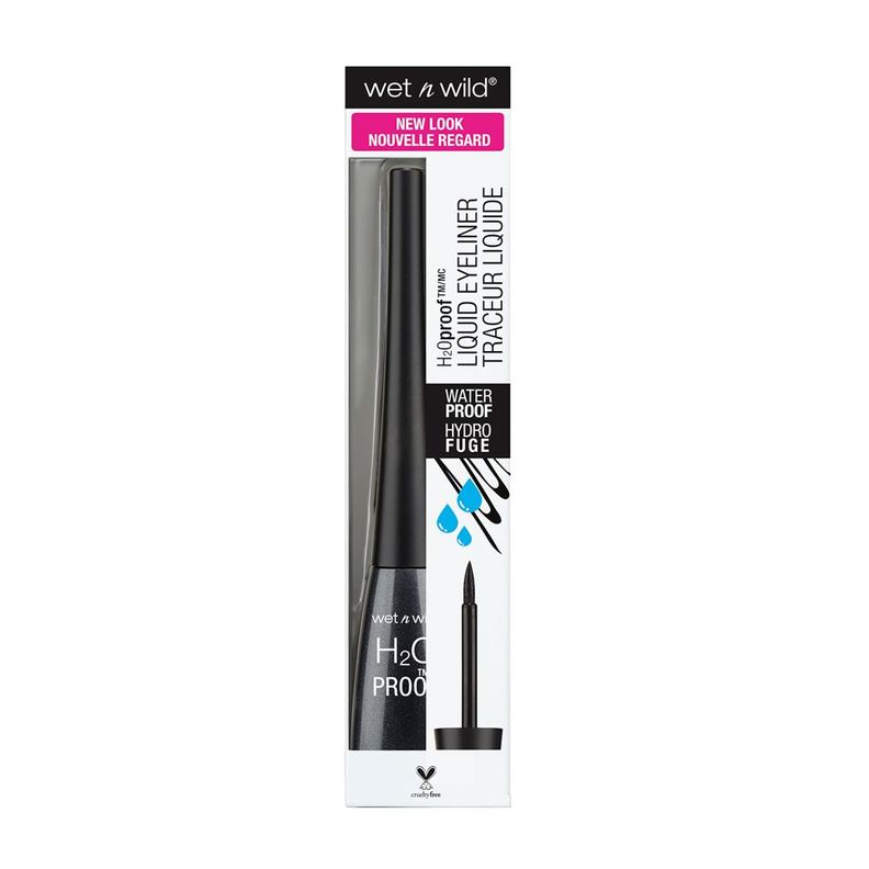 Delineador De Ojos Líquido Waterproof Negro-2