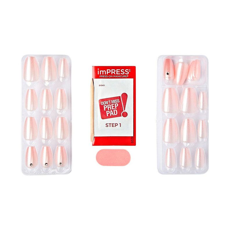 Uñas Postizas Impress Press On Glazed Pink-4
