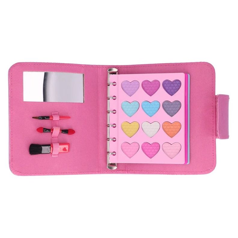 SET DE MAQUILLAJE PARA NIÑOS MEGA GLAM BEAUTY BINDER MERMAID VIBES 30 PCS-2