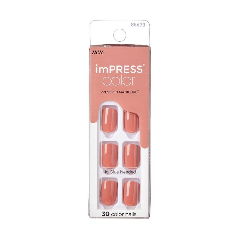 Uñas Impress Color Caramel-2
