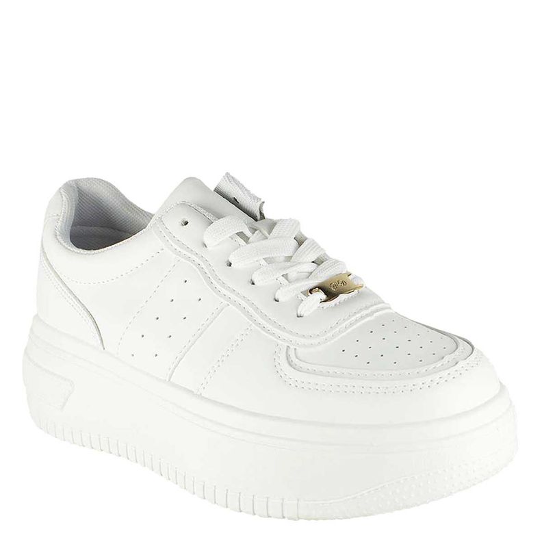 Zapatilla Ohio Blanca Ecocuero Takones-1