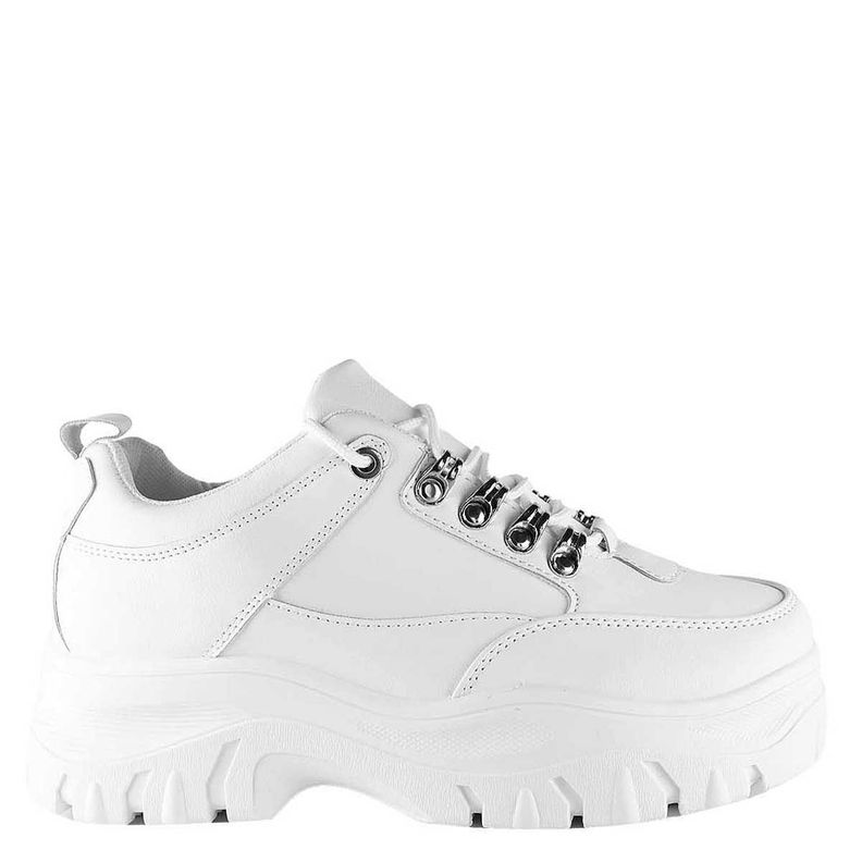 Zapatilla Filipa Blanca Ecocuero Takones-0