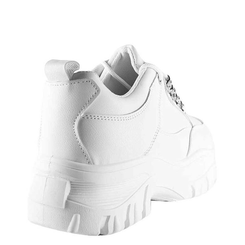 Zapatilla Filipa Blanca Ecocuero Takones-3