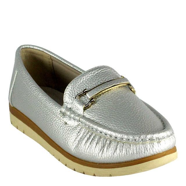 Mocasín Lorenzo Plateado Takones-1