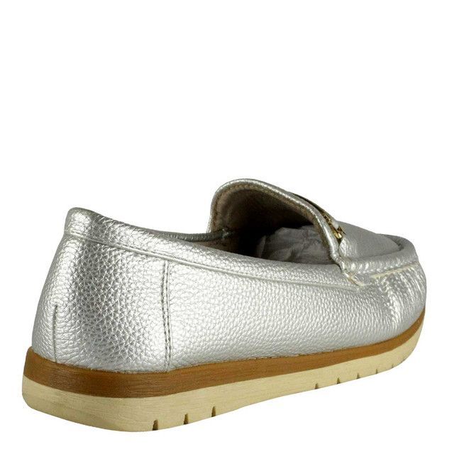 Mocasín Lorenzo Plateado Takones-3