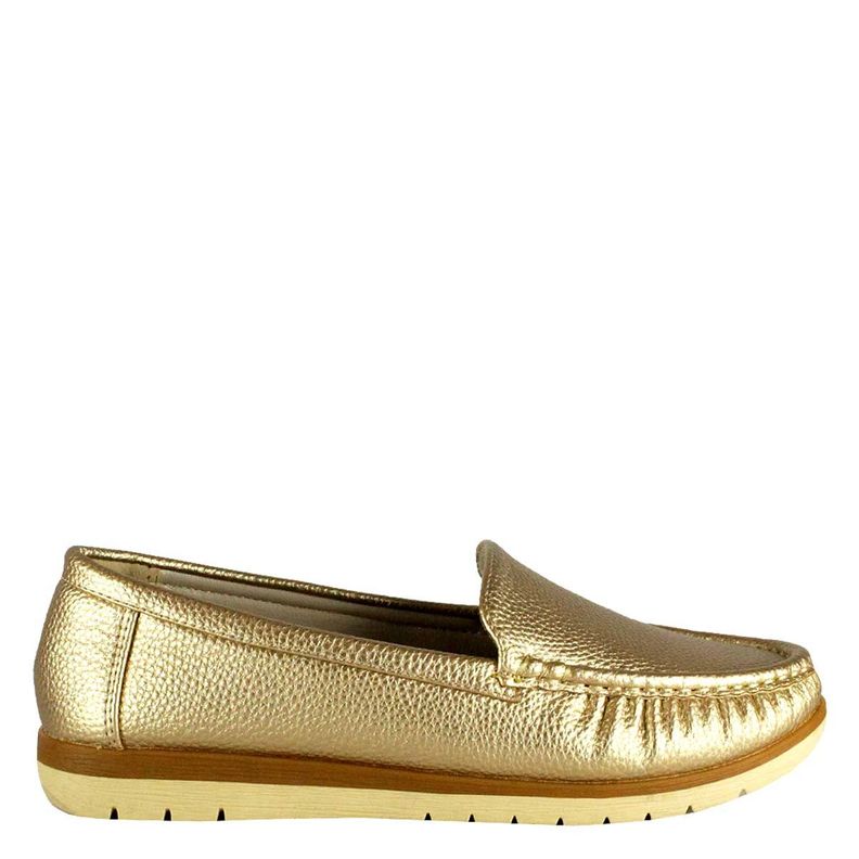 Mocasín Renzo Dorado Takones-0