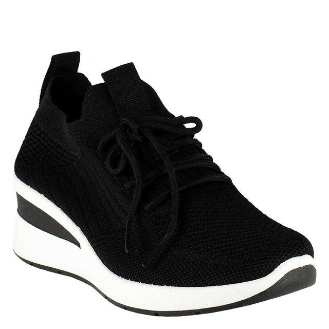 Zapatilla Caribe Negra Takones-1