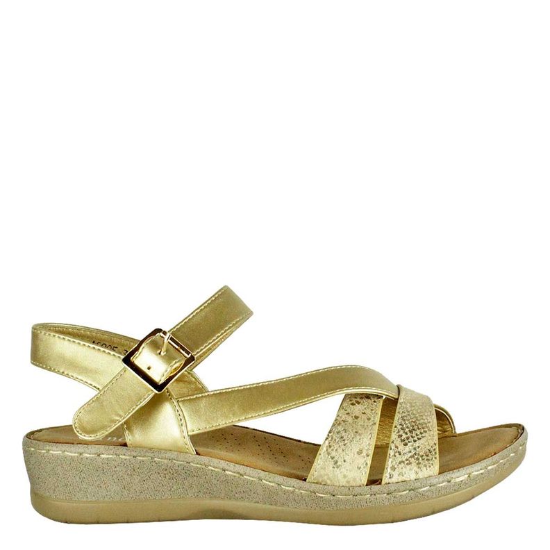 Sandalia Gracia Dorada Takones-0