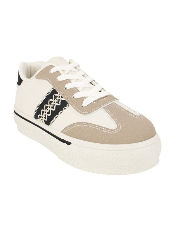 Zapatilla Agua de Coco Bharat Plataforma Beige-1