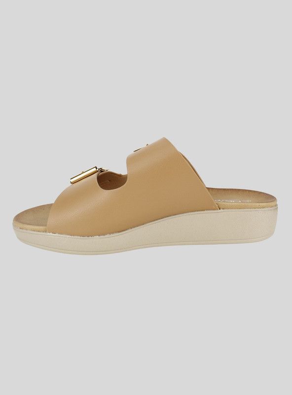 Sandalia New Walk Celia Slip On Camel-2