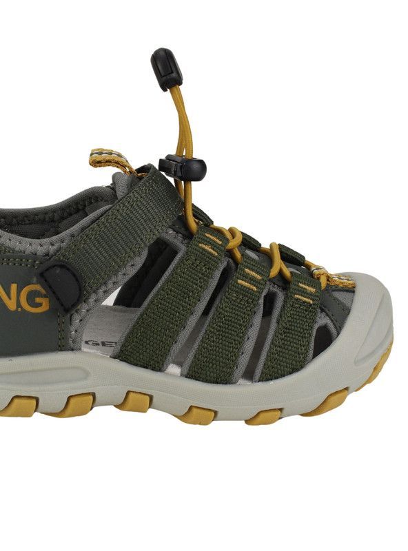 Sandalia Nat Geo Kids Outdoor Infantil Verde Petróleo-3