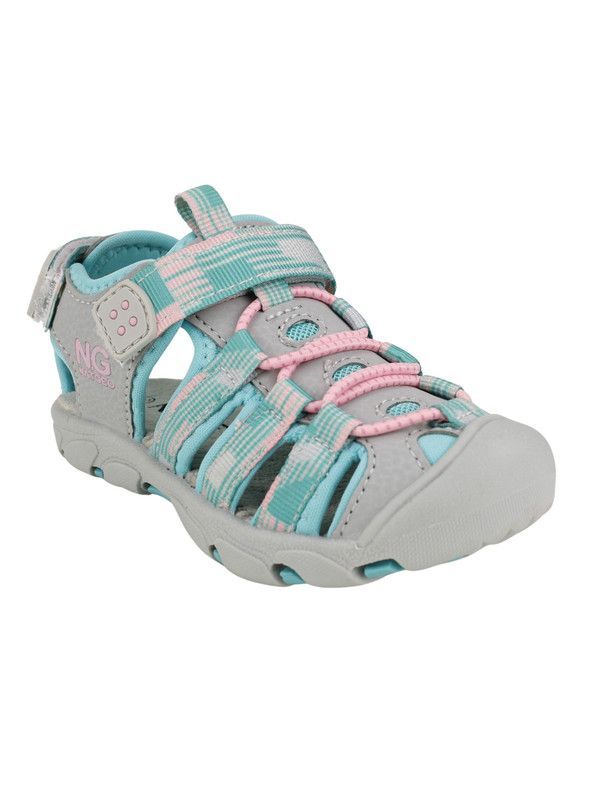 Sandalia Nat Geo Kids Outdoor Turquesa-1