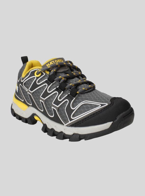 Zapatilla Nat Geo Kids Trekking Gris-1